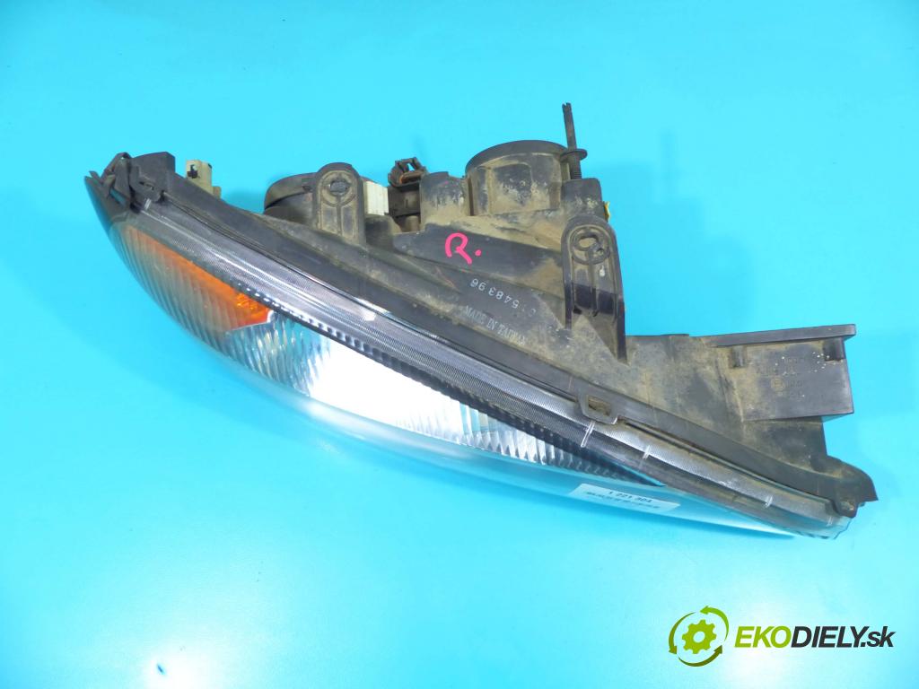 Nissan Primera P11 1996-2002 1.8 16v 114 HP manual 84 kW 1769 cm3 5- Reflektor: pravý  (Pravé)