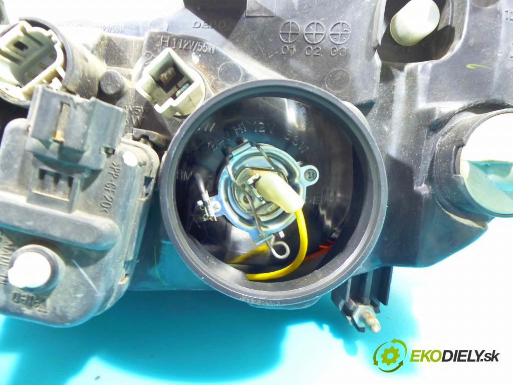 Nissan Primera P11 1996-2002 1.8 16v 114 HP manual 84 kW 1769 cm3 5- Reflektor: pravý  (Pravé)