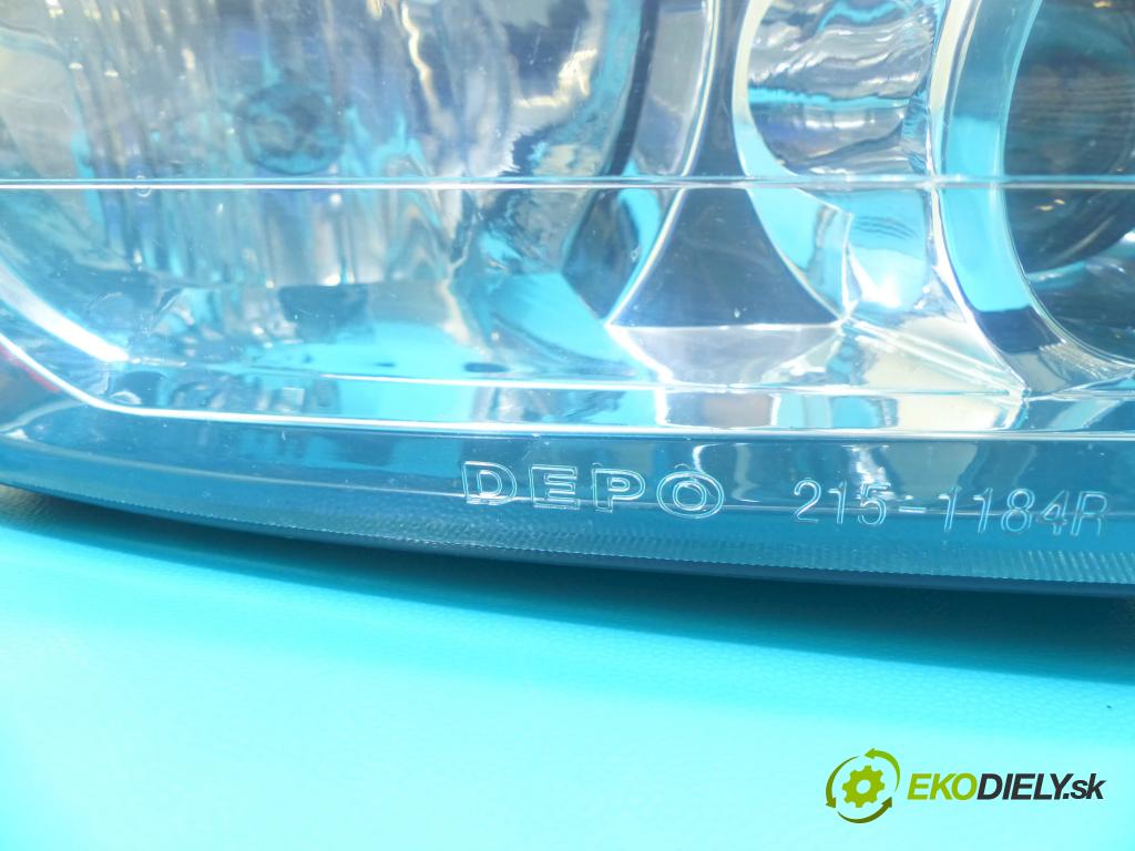 Nissan Primera P11 1996-2002 1.8 16v 114 HP manual 84 kW 1769 cm3 5- Reflektor: pravý  (Pravé)