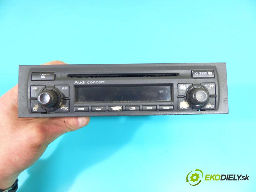 Audi A3 8L 1996-2003 1.6 SR 102 hp manual 75 kW 1595 cm3 3- Radio továrna: 8L0035186J
