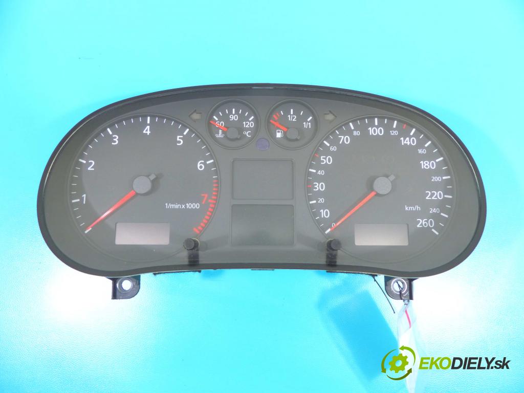 Audi A3 8L 1996-2003 1.6 SR 102 HP manual 75 kW 1595 cm3 3- prístrojovka/ budíky 8L0920900N (Prístrojové dosky, displeje)