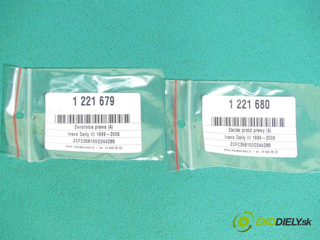 Iveco Daily III 1999-2006 2.3 HPI 16v 116 HP manual 85 kW 2300 cm3 5- náboj pravé  (Náboje)