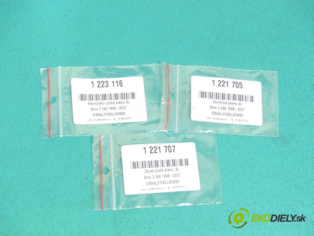 Bmw 3 E46 1998-2007 1.9 118 HP manual 87 kW 1895 cm3 4- náboj pravé  (Náboje)