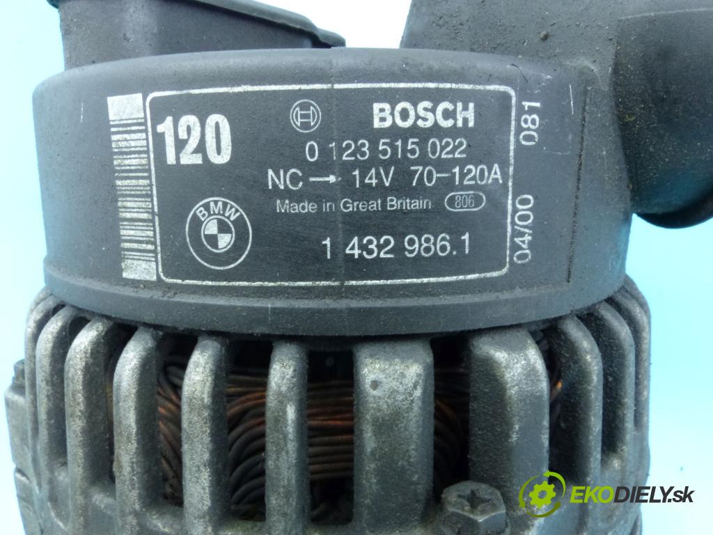 Bmw 7 E38 1994-2001 2.8 24v R6 193 HP automatic 142 kW 2793 cm3 4- Alternator 0123515022 (Alternátory)