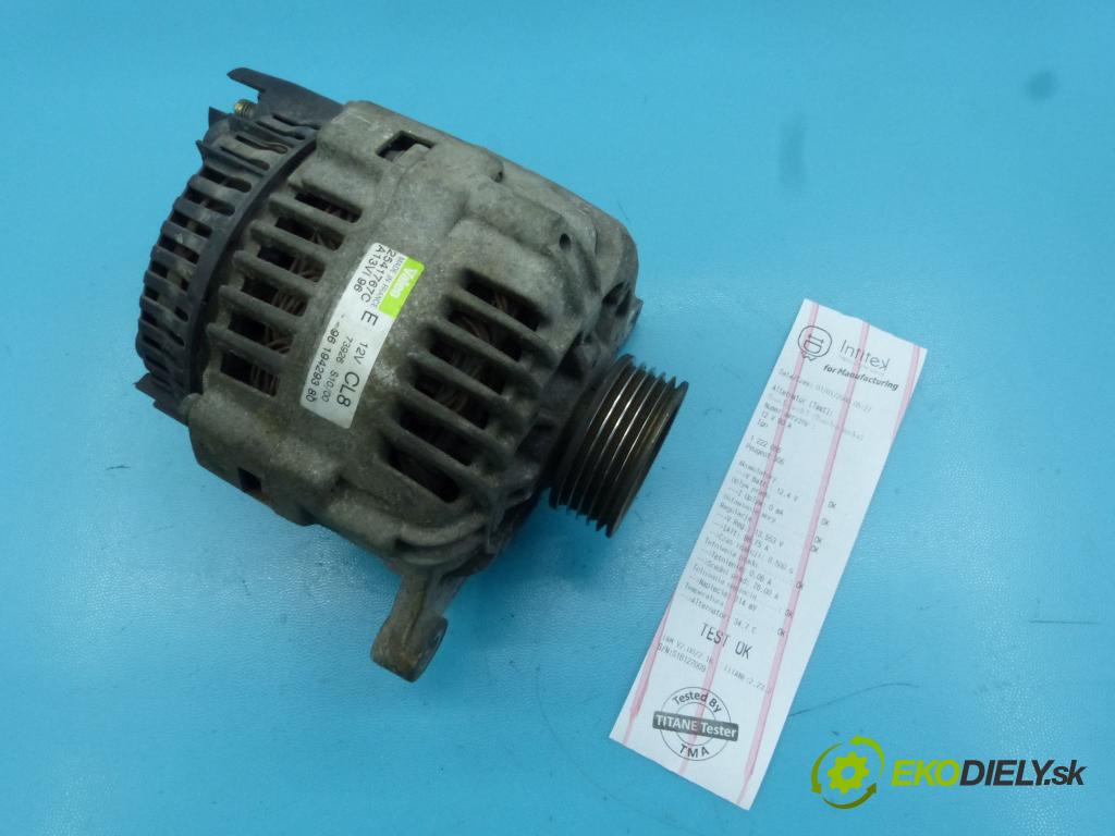 Peugeot 306 1.6 8v 88 HP manual 65 kW 1587 cm3 5- Alternator 2541767C (Alternátory)