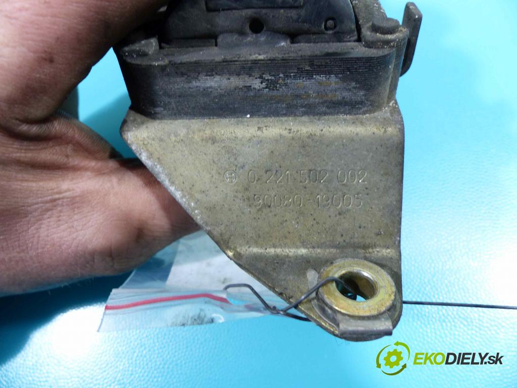 Toyota Carina E 1992-1998 1.6 16v 99 HP manual 73 kW 1587 cm3 4- cievka zapaľovacia 0221502002 (Zapaľovacie cievky, moduly)