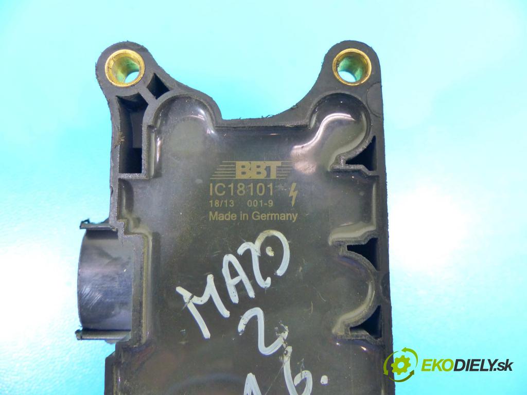 Mazda 2 I 2003-2007 1.6 16v 101 HP manual 74 kW 1596 cm3 5- cievka zapaľovacia  (Zapaľovacie cievky, moduly)