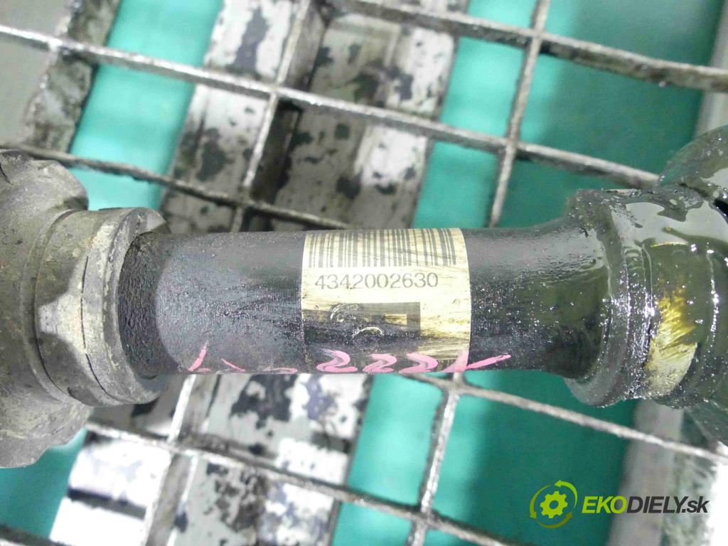 Toyota Corolla E15 2007-2014 2.0 D4D 126 HP manual 93 kW 1998 cm3 4- poloos ľavé 4342002630 (Poloosy)