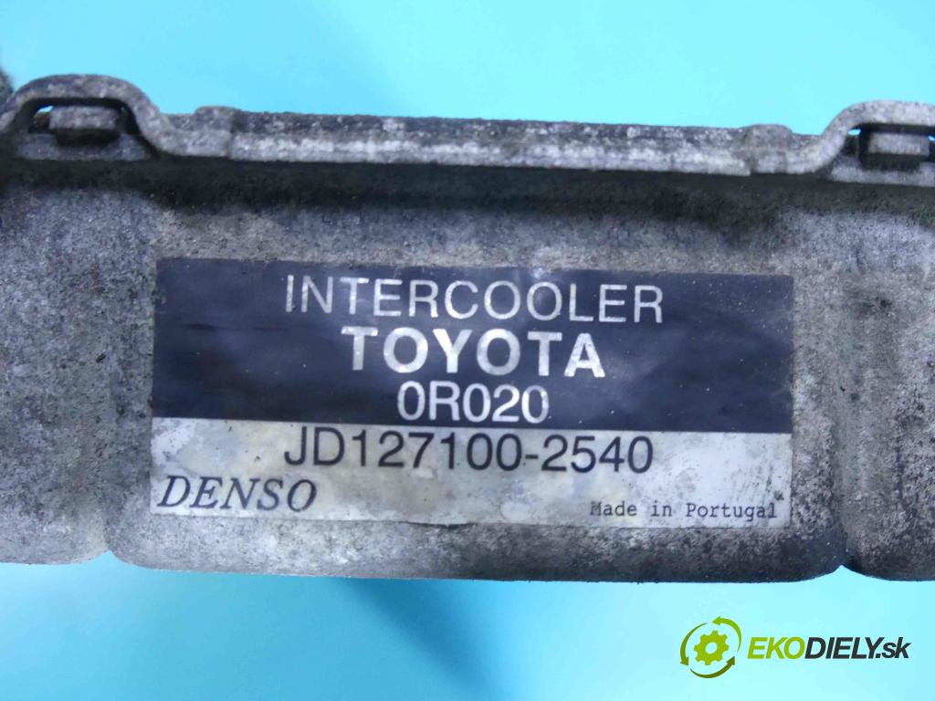 Toyota Corolla E15 2007-2014 2.0 D4D 126 hp manual 93 kW 1998 cm3 4- Intercooler 127100-2540 (Chladiče nasávaného vzduchu (intercoolery))
