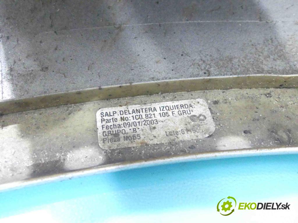 Vw New Beetle 1998-2010 1.9 tdi 90 hp manual 66 kW 1896 cm3 3- blatnik přední levý 1C0821105F