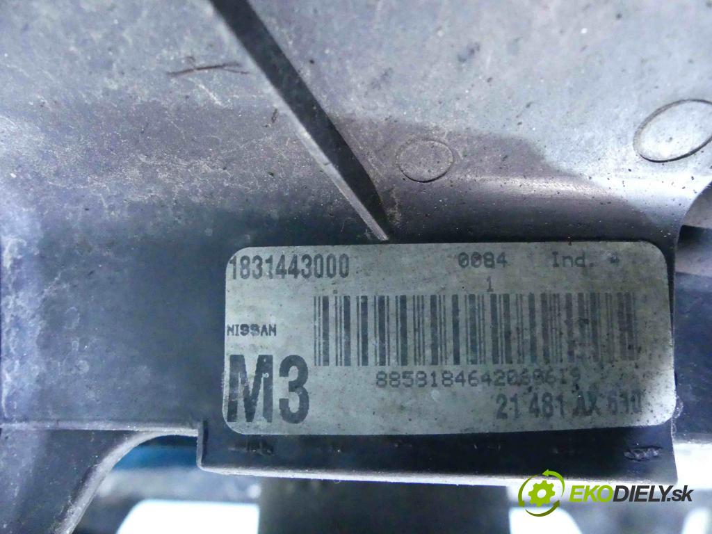 Nissan Micra K12 2003-2010 1.2 16v 65 HP manual 48 kW 1240 cm3 5- Ventilátor chladiča