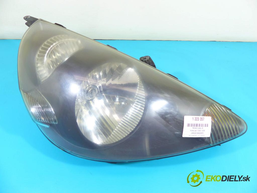 Honda Jazz II 2002-2008 1.2 77 HP manual 57 kW 1246 cm3 5- Reflektor: pravý  (Pravé)
