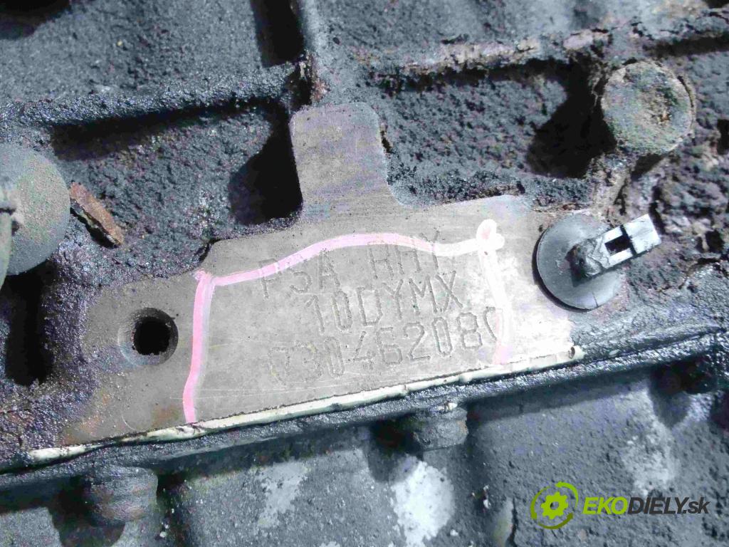 Peugeot 206 2.0 hdi 90 hp manual 66 kW 1997 cm3 5- motor diesla 10DYMX