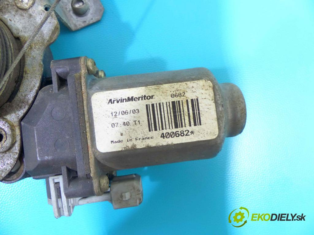 Peugeot 206 2.0 hdi 90 hp manual 66 kW 1997 cm3 5- mechanismus stahování zadní levý 400682