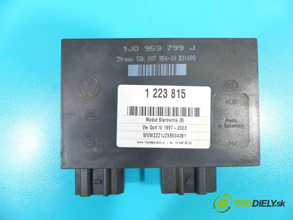 Vw Golf IV 1997-2003 1.8 20v 125 HP manual 92 kW 1781 cm3 5- modul riadiaca jednotka 1J0959799J (Ostatné)
