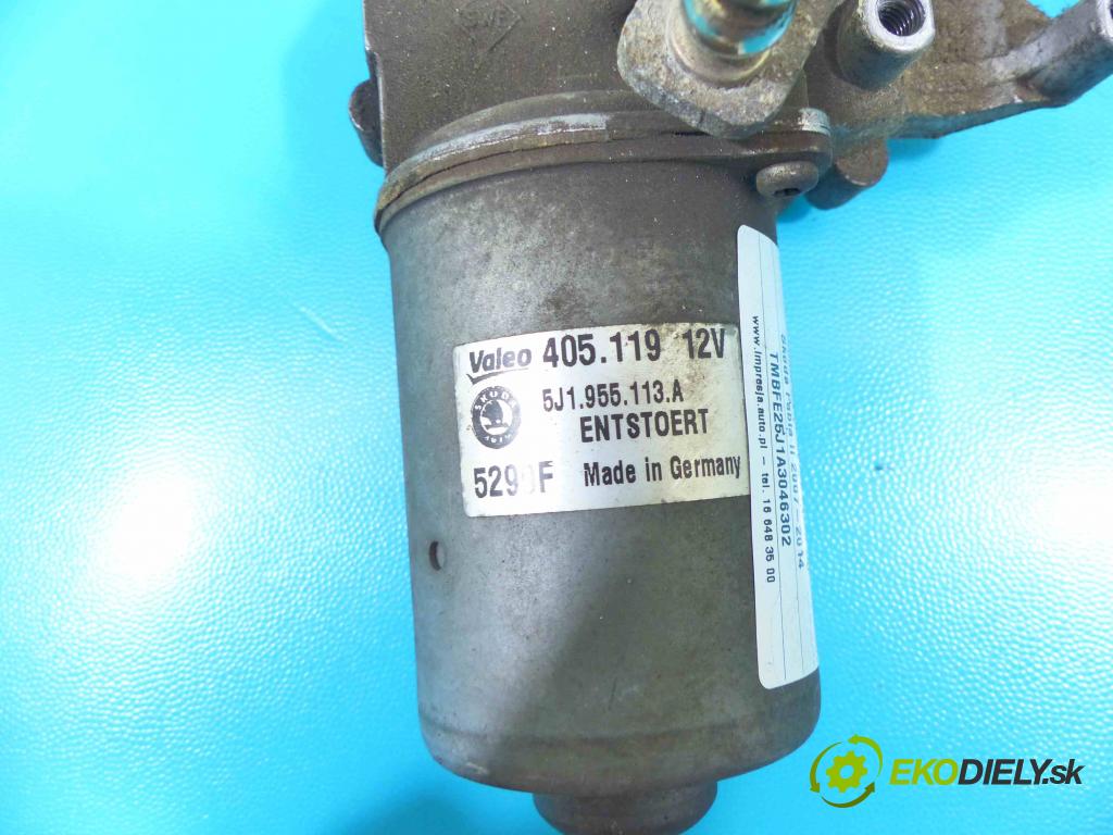 Skoda Fabia II 2007-2014 1.4 tdi 69KM manual 51 kW 1422 cm3 5- motor stieračov predné 5J1955113A