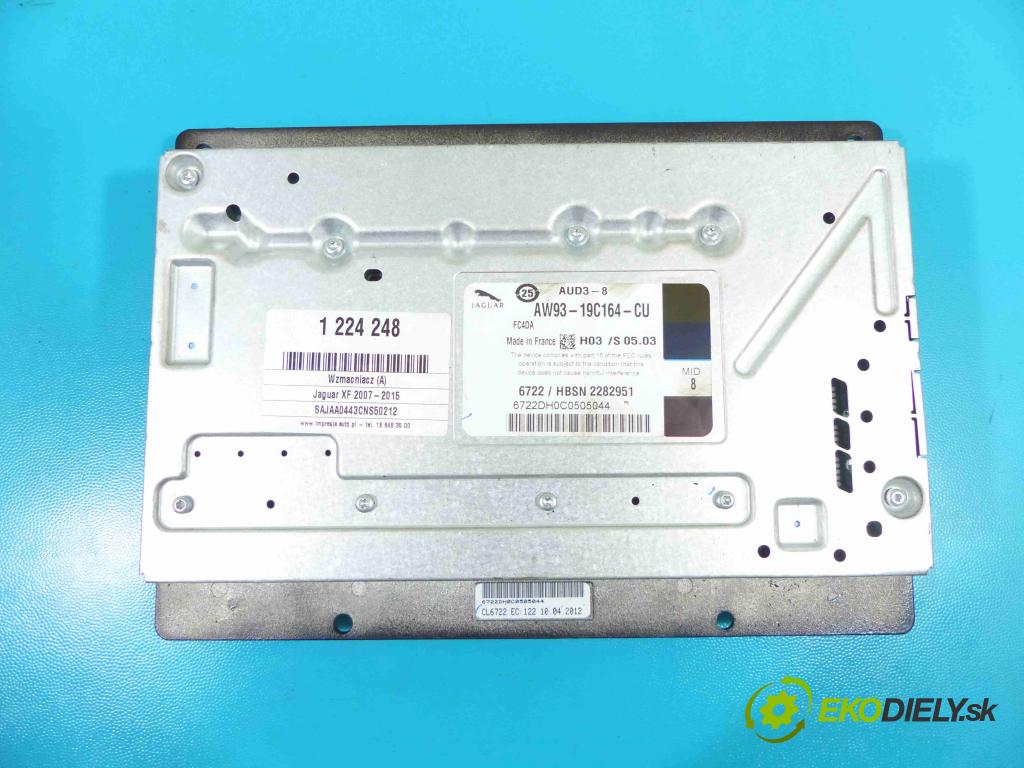 Jaguar XF 2007-2015 3.0 TD V6 241KM automatic 177 kW 2993 cm3 4- Zesilovač: AW93-19C164-CU (Zosilňovače)