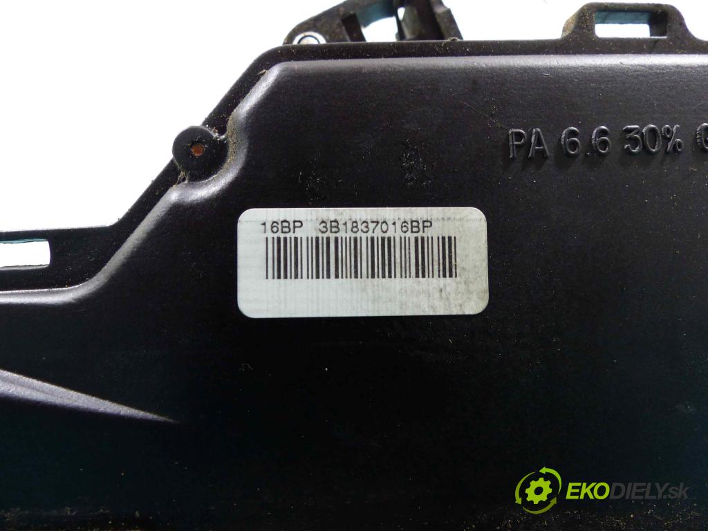 Vw Polo IV 9N 2001-2009 1.2 6V 54 hp manual 40 kW 1198 cm3 3- zámek přední pravý 3B183701BP