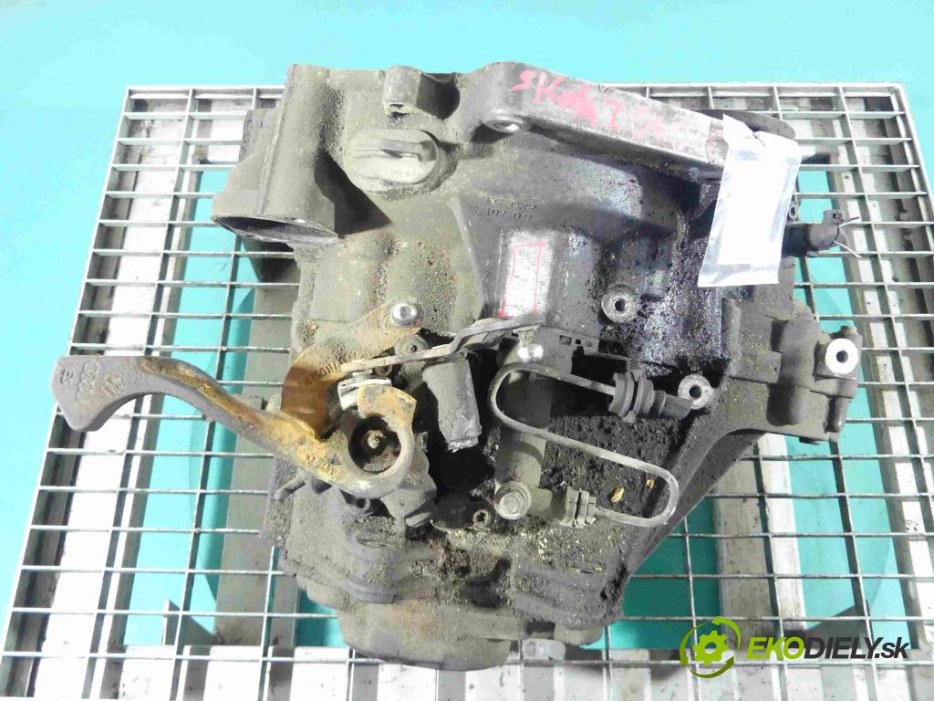 Skoda Fabia I 1999-2007 1.9 sdi 64 hp manual 47 kW 1896 cm3 5- převodovka stupňová manual GSA
