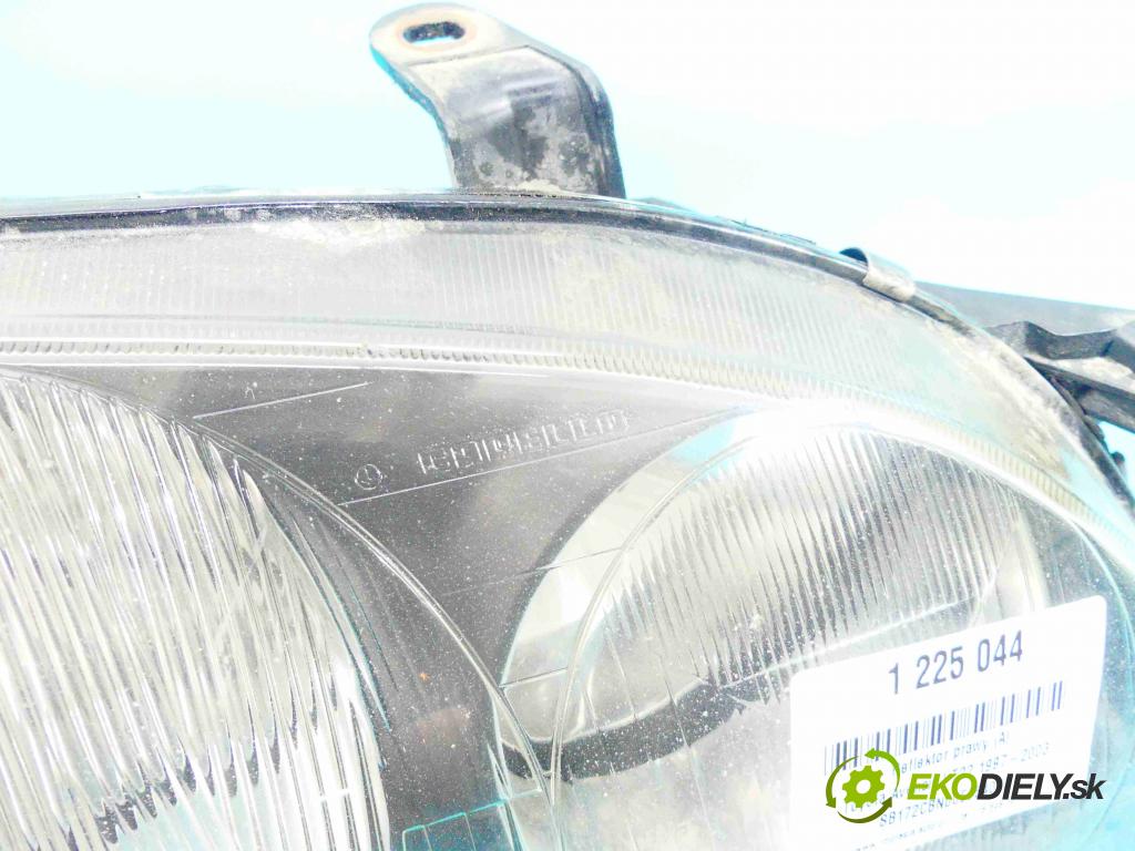 Toyota Avensis I T22 1997-2003 2.0 TD 90 HP manual 66 kW 1975 cm3 5- Reflektor: pravý  (Pravé)