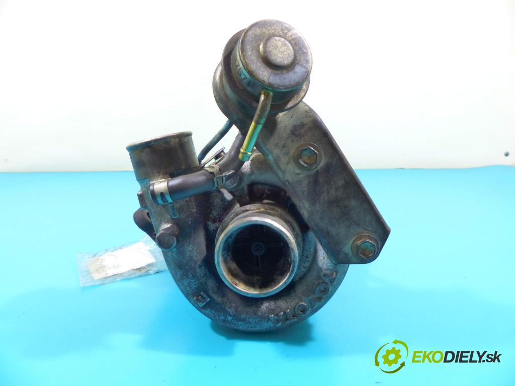Toyota Avensis I T22 1997-2003 2.0 TD 90 HP manual 66 kW 1975 cm3 5- turbodúchadlo, turbo 17201-64150 (Turbodúchadlá (kompletné))