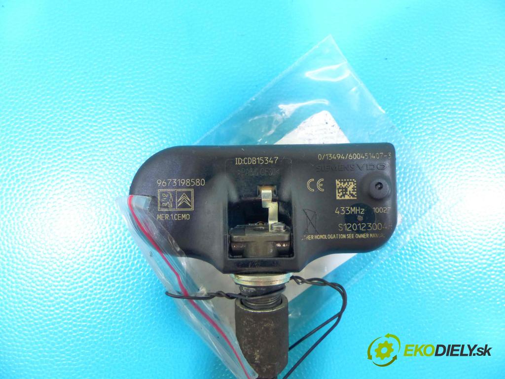 Citroen C5 II 2008-2017 2.0 hdi 163 hp automatic 120 kW 1997 cm3 5- snímač tlaku 9673198580 (Snímače tlaku)