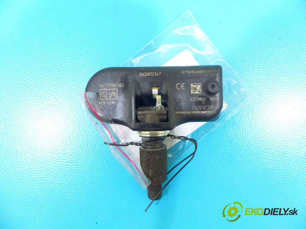 Citroen C5 II 2008-2017 2.0 hdi 163 hp automatic 120 kW 1997 cm3 5- snímač tlaku 9673198580 (Snímače tlaku)