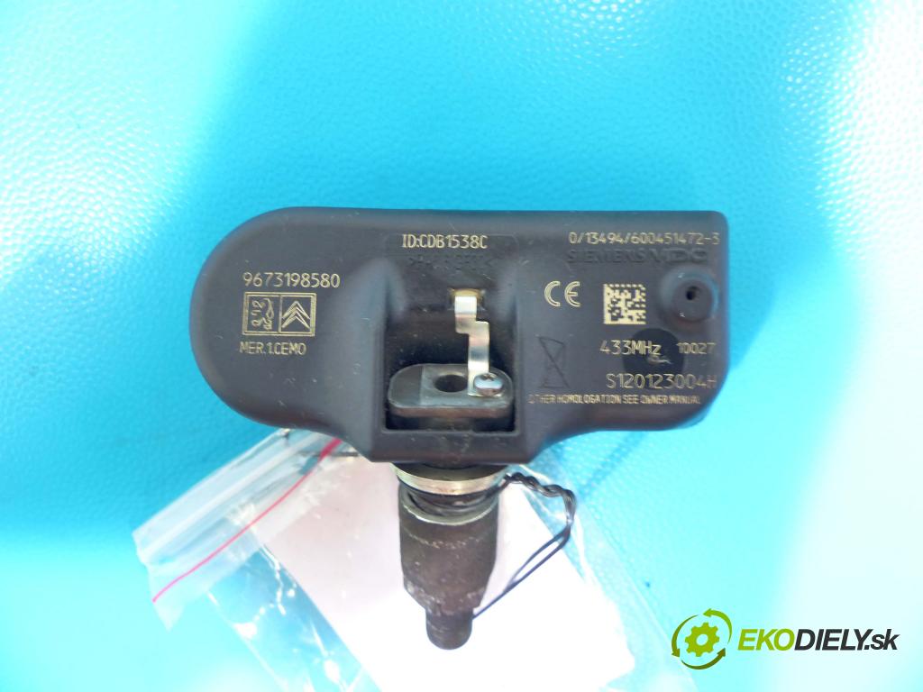 Citroen C5 II 2008-2017 2.0 hdi 163 hp automatic 120 kW 1997 cm3 5- snímač tlaku 9673198580 (Snímače tlaku)