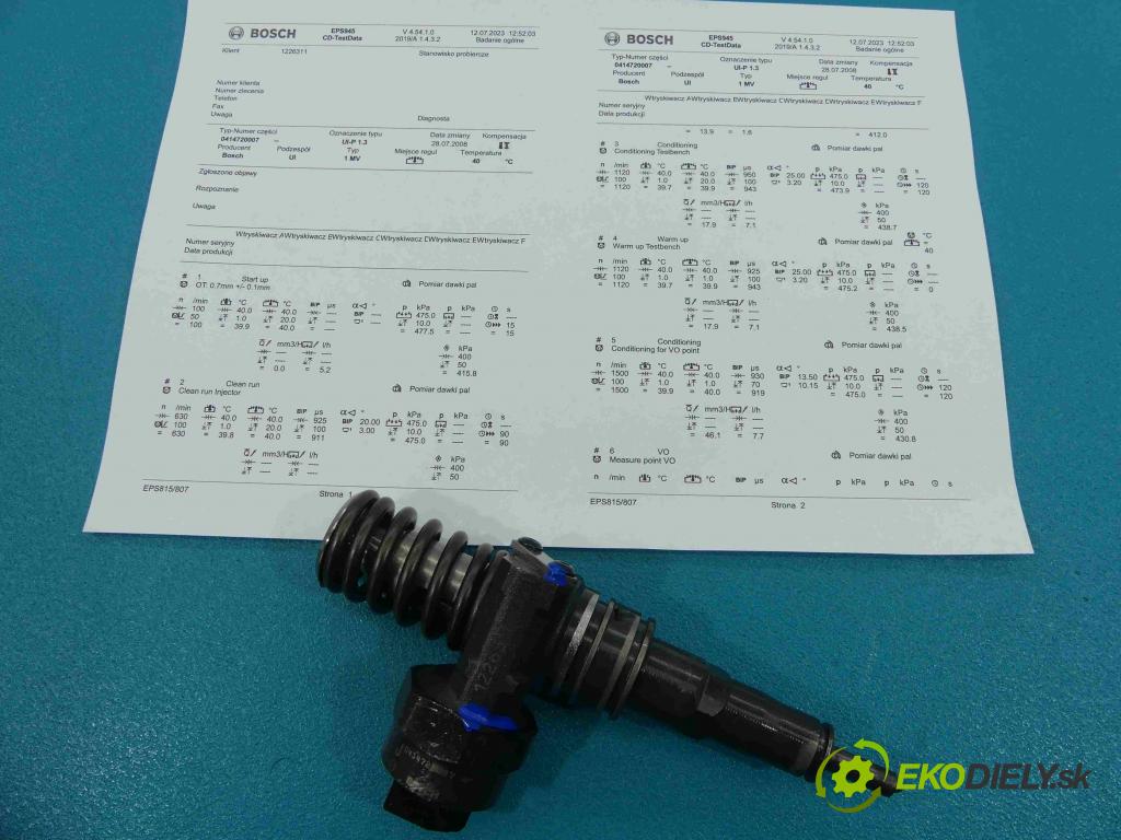 Vw Bora 1.9 tdi 116 HP manual 85 kW 1896 cm3 4- vstrekovacie čerpadlo 0414720007 (Vstrekovače)