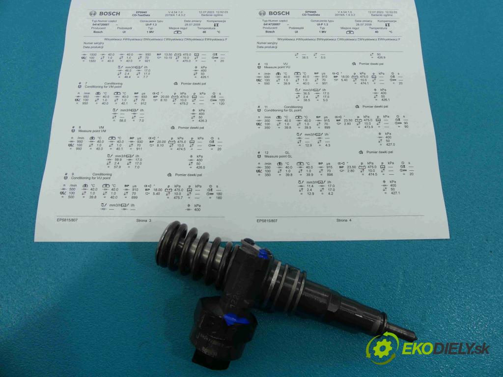 Vw Bora 1.9 tdi 116 HP manual 85 kW 1896 cm3 4- vstrekovacie čerpadlo 0414720007 (Vstrekovače)