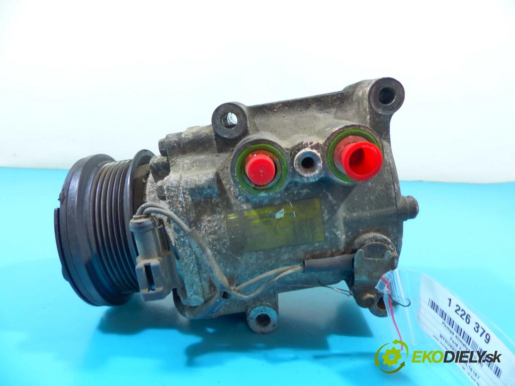 Ford Fusion 1.4 16v 80 HP manual 59 kW 1399 cm3 5- čerpadlo klimatizácie