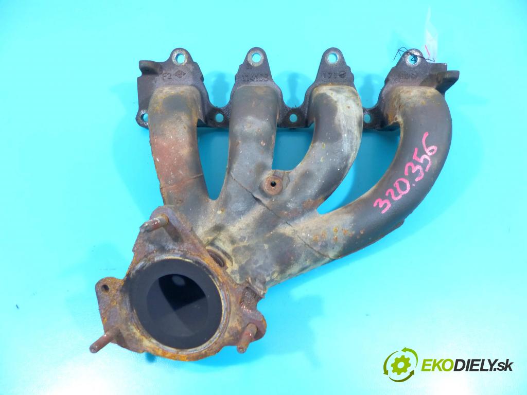 Renault Scenic I 1996-2003 1.6 16v 107 HP manual 79 kW 1598 cm3 5- potrubí výfuk  (Výfukové potrubí)