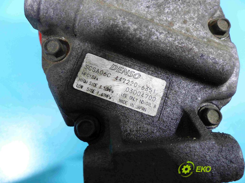 Toyota Corolla Verso I 2001-2004 2.0 D4D 90 HP manual 66 kW 1995 cm3 5- čerpadlo klimatizácie 447220-6351