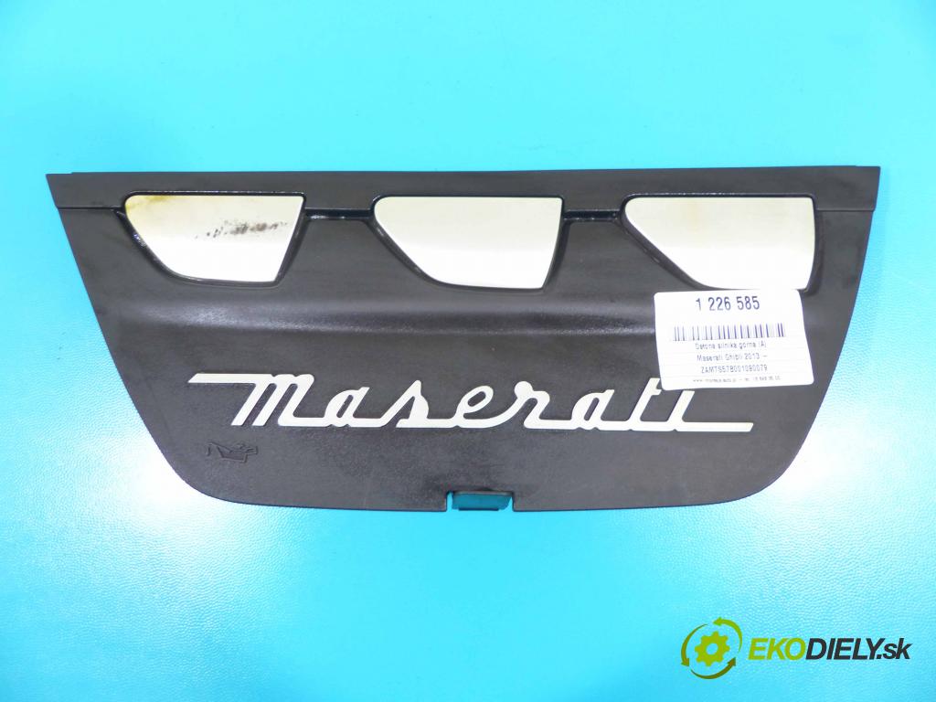 Maserati Ghibli 2013 - 3.0 V6 diesel 275 hp automatic 202 kW 2987 cm3 4- kryt motoru horní 