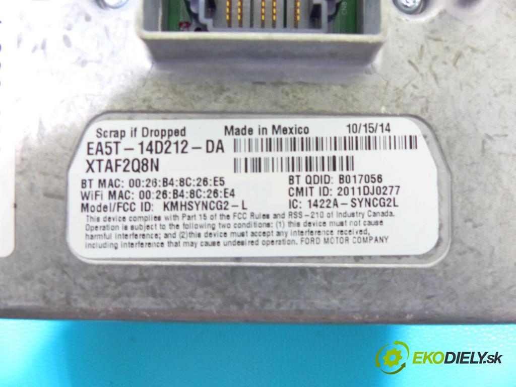 Ford Focus Mk3 2010-2018 1.0 T 101 HP manual 74 kW 999 cm3 5- modul riadiaca jednotka EA5T-14D212-DA (Ostatné)