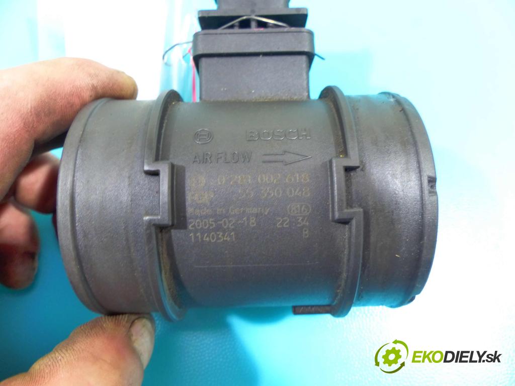 Saab 9-3 II 2002-2012 1.9 TiD 150 HP manual 110 kW 1910 cm3 4- průtokoměr: 0218002618 (Váhy vzduchu)