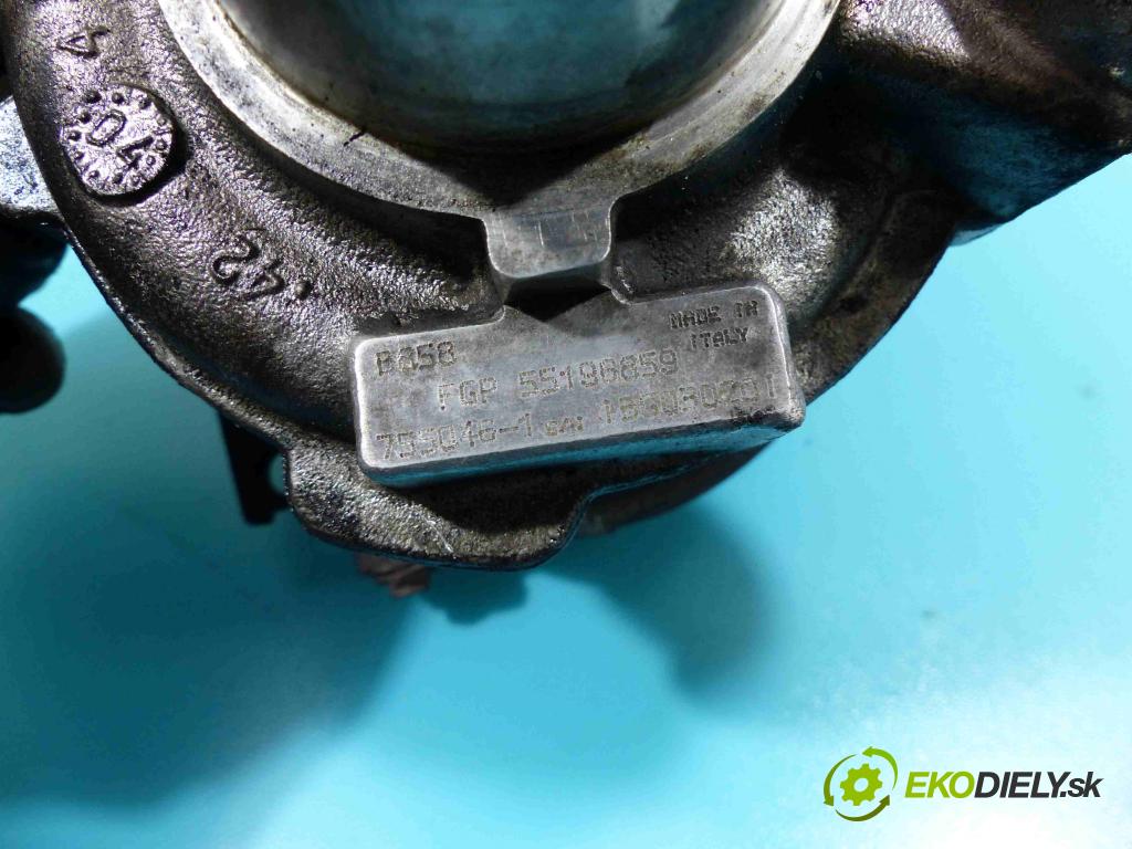 Saab 9-3 II 2002-2012 1.9 TiD 150 HP manual 110 kW 1910 cm3 4- turbodúchadlo, turbo 755046-1 (Turbodúchadlá (kompletné))