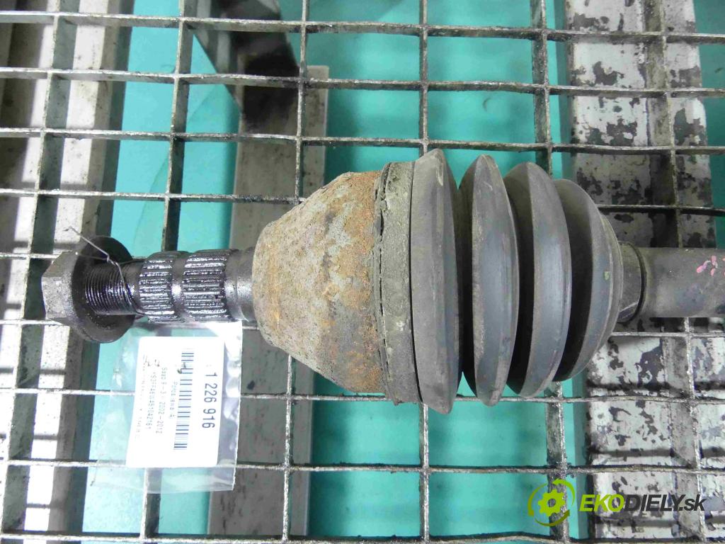 Saab 9-3 II 2002-2012 1.9 TiD 150 HP manual 110 kW 1910 cm3 4- poloos ľavé  (Poloosy)