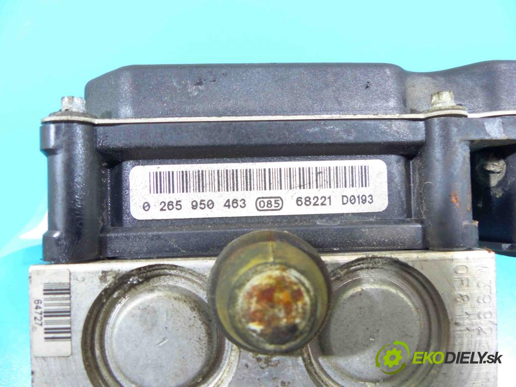 Fiat Idea 1.4 16V 95 HP manual 70 kW 1368 cm3 5- čerpadlo abs 51761006 (Pumpy ABS)