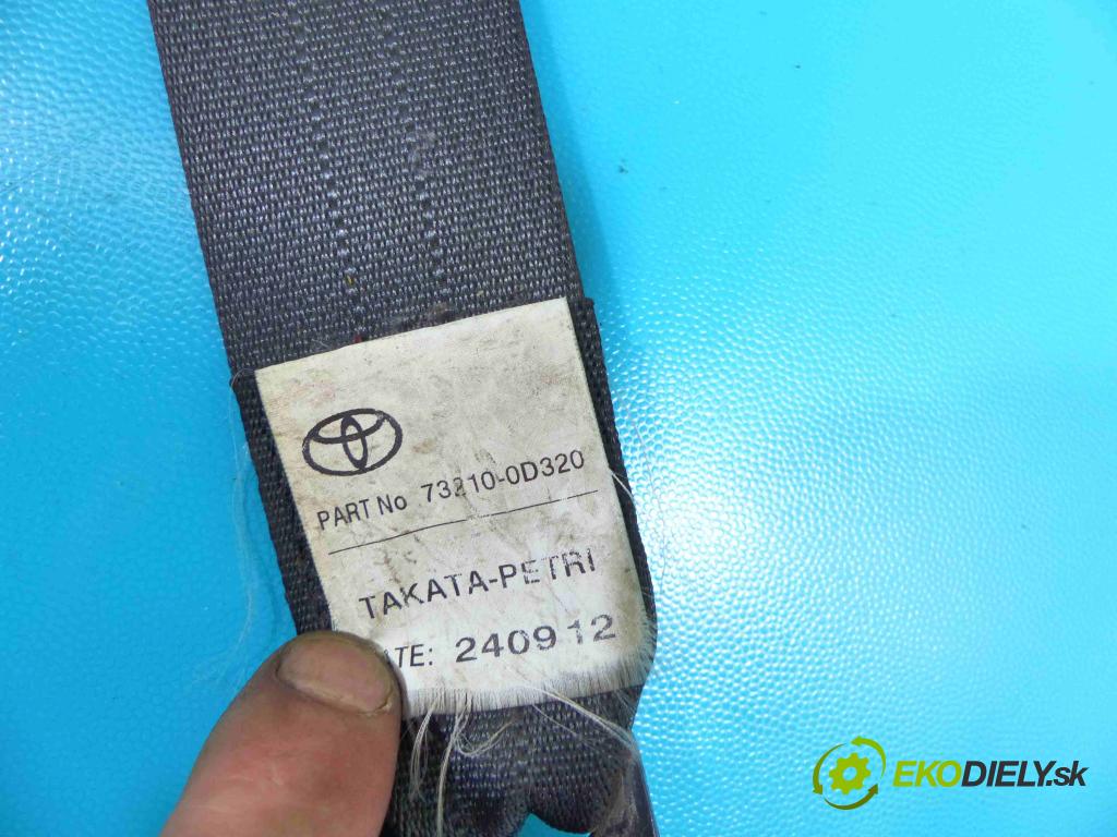 Toyota Yaris III 2011-2020 1.3 vvti 99 HP manual 73 kW 1329 cm3 5- pas bezpečnostný 73210-0D320