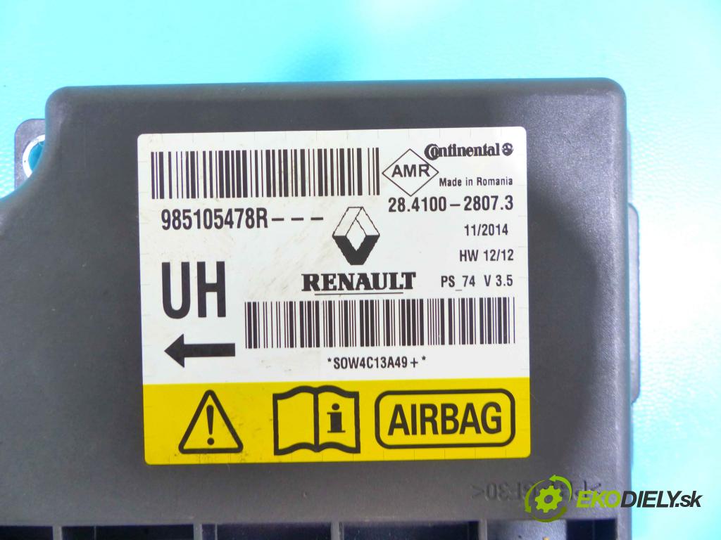 Renault Megane III 2008-2016 1.6 DCI 131 HP manual 96 kW 1599 cm3 5- modul riadiaca jednotka 985105478R (Ostatné)