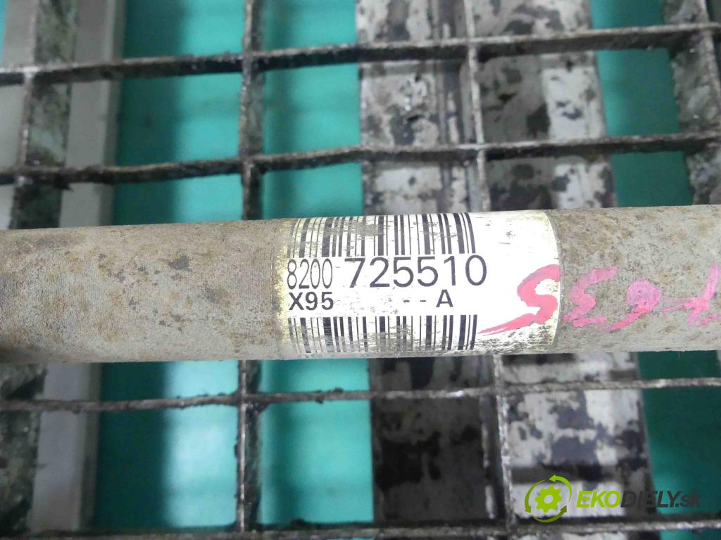 Renault Megane III 2008-2016 1.6 DCI 131 HP manual 96 kW 1599 cm3 5- poloos ľavé 8200725510 (Poloosy)