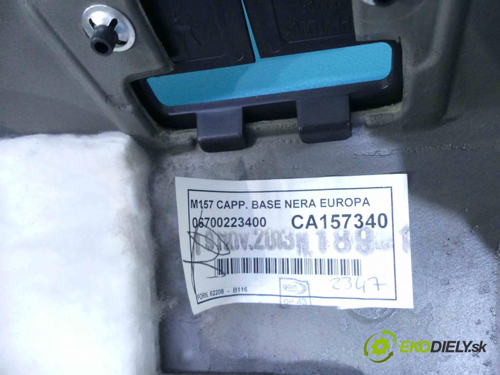 Maserati Ghibli 2013 - 3.0 V6 diesel: 275 HP automatic 202 kW 2987 cm3 4- zadná 06700223400 (Pláta zadné)