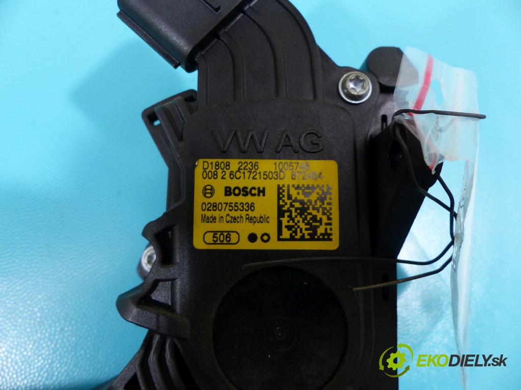Skoda Rapid 2012-2019 1.0 TSI 95 HP manual 70 kW 999 cm3 5- pedále 0280755336 (Pedále)