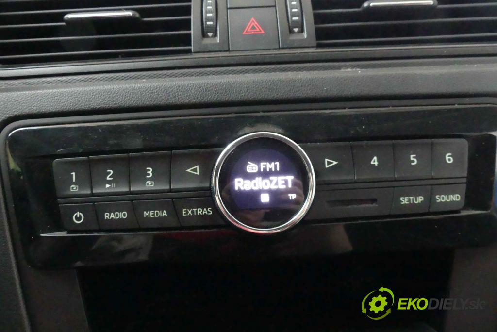 Skoda Rapid 2012-2019 1.0 TSI 95 HP manual 70 kW 999 cm3 5- Radio továreň: 5JA035872B