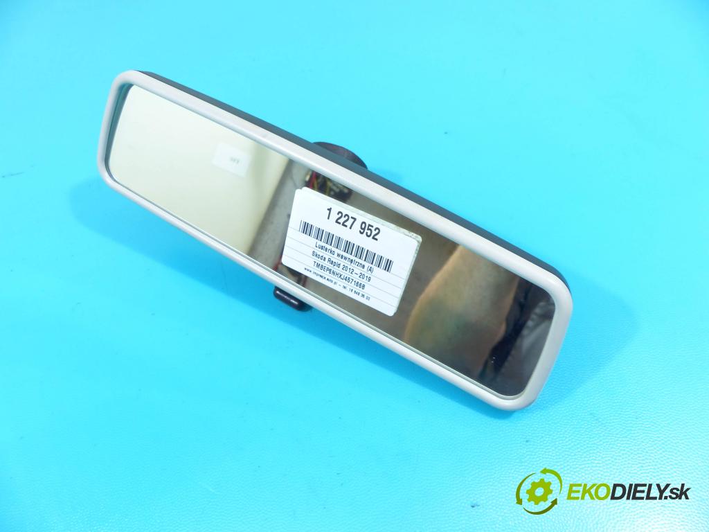 Skoda Rapid 2012-2019 1.0 TSI 95 HP manual 70 kW 999 cm3 5- zrkadlo uvnitř:  (Spätné zrkadlá vnútorné)