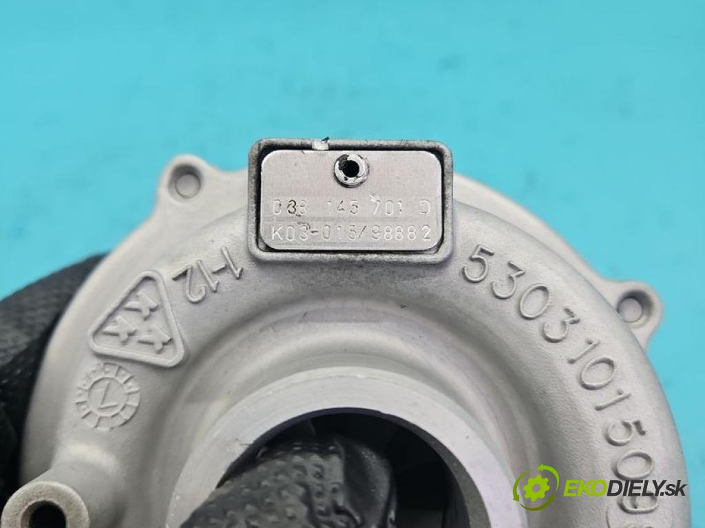 Vw Golf IV 1997-2003 1.9 tdi 90 hp manual 66 kW 1896 cm3 3- Turbodmychadlo repasováno K03-015