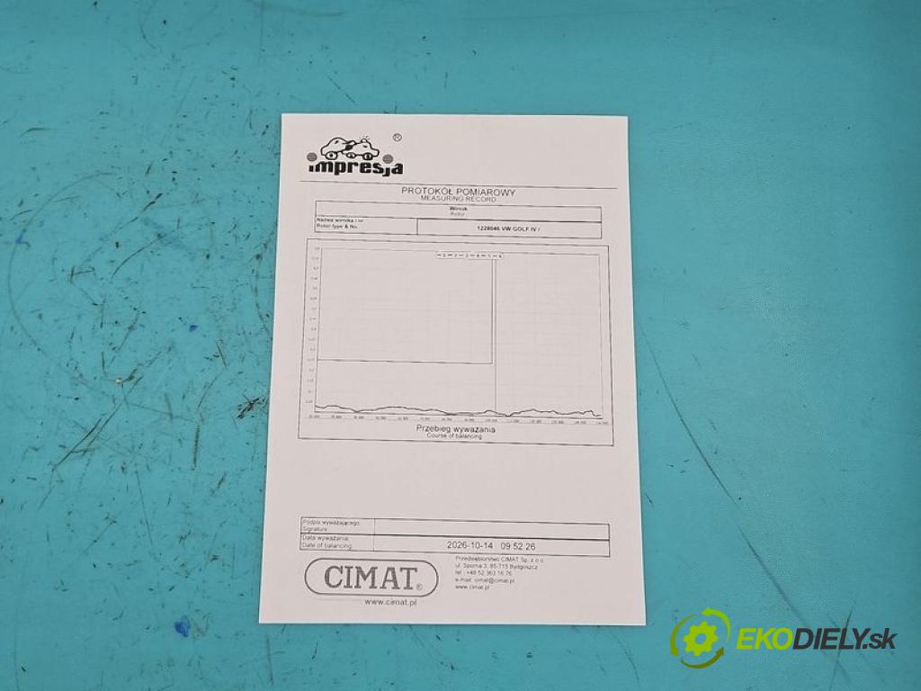 Vw Golf IV 1997-2003 1.9 tdi 90 hp manual 66 kW 1896 cm3 3- Turbodmychadlo repasováno K03-015