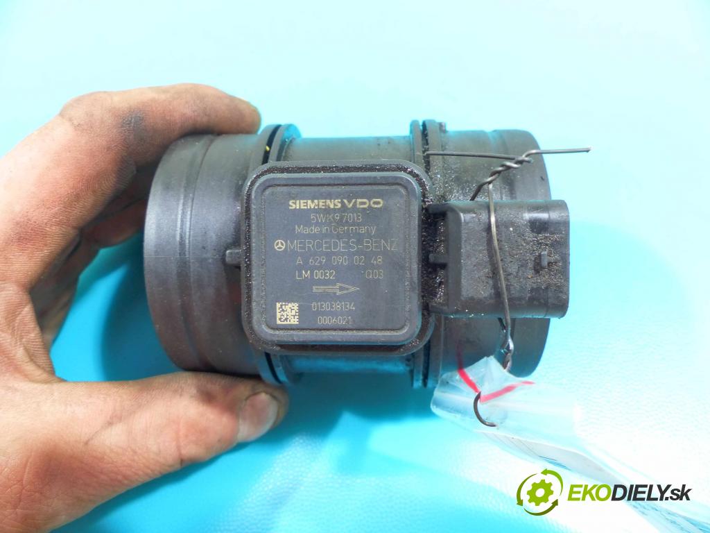 Mercedes GL I X164  2006-2012 4.0 CDI 306KM automatic 225 kW 3996 cm3 5- průtokoměr: A6290900248 (Váhy vzduchu)