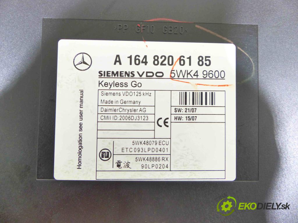Mercedes GL I X164  2006-2012 4.0 CDI 306KM automatic 225 kW 3996 cm3 5- modul riadiaca jednotka A1648206185 (Ostatné)